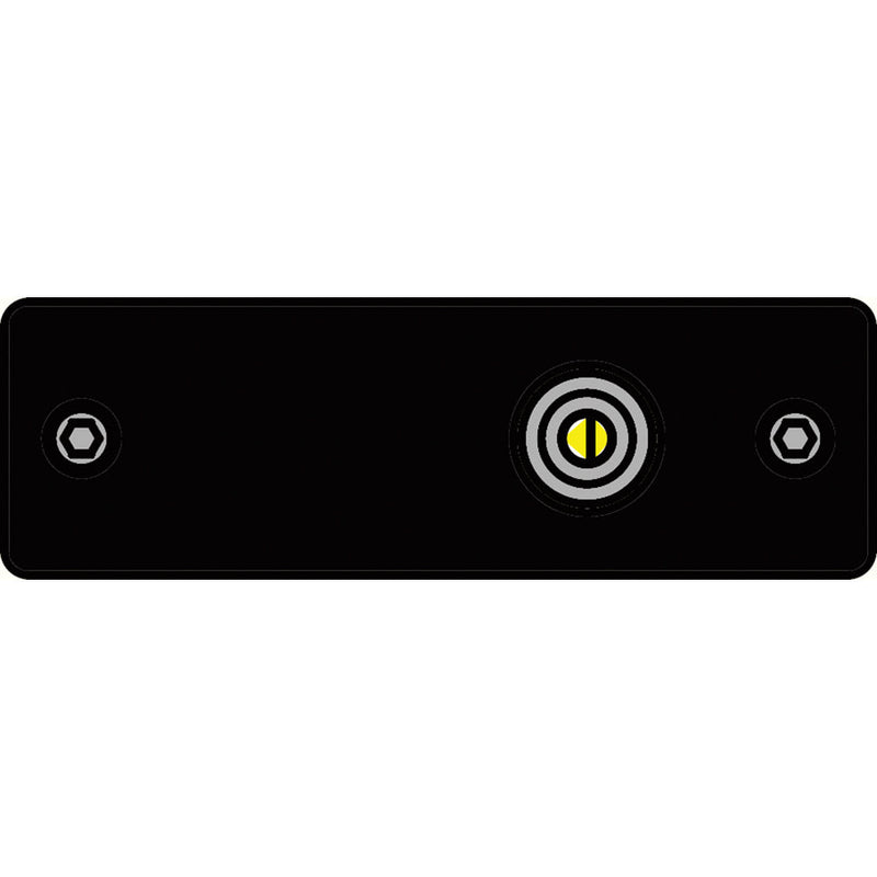 FSR IPS-V210S-BLK RCA (YEL) to Solder Cup Insert Plate (Black)