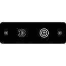 FSR IPS-V922S-BLK BNC (YEL) to BNC-S-Video to S-Video Insert Plate (Black)