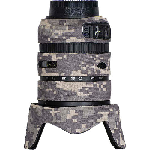 LensCoat Lens Cover for Nikon 18-200mm f/3.5-5.6 G VRII Lens (Digital Camo)