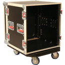Gator G-Tour 14 RU Standard Audio Road Rack Case with Casters