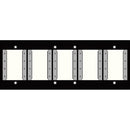 FSR IPS-WP1H-BLK 6 Gang Wall Plate (Black)