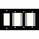 FSR IPS-WP3Q-BLK 4 Gang Wall Plate (Black)