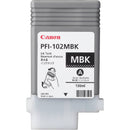 Canon PFI-102MBK Matte Black Ink Tank (130 ml, 2-Pack)