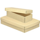 Lineco 733-1114 Short Lid Boxes (11 x 14 x 3", Tan)