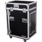 Odyssey FZ1316WDLX Flight Zone ATA DLX Combo Rack Case (Black and Chrome)