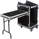 Odyssey FZ1316WDLX Flight Zone ATA DLX Combo Rack Case (Black and Chrome)