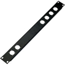 K&M 28306 Panel with 6 XLR Connector Cutouts