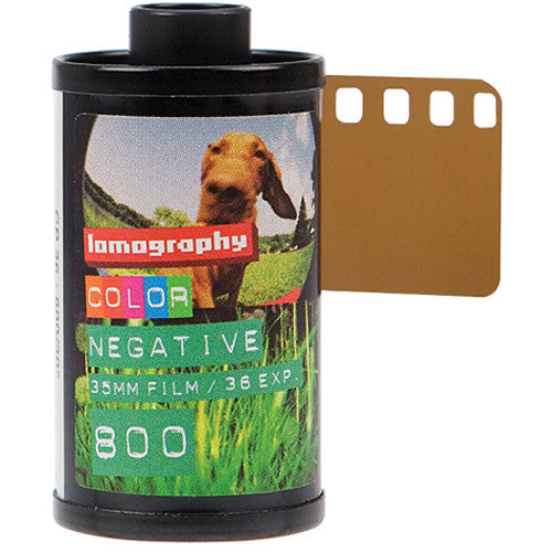 Lomography 800 Color Negative Film (35mm Roll Film, 36 Exposures, 3 Pack)