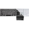 KB Covers Large Type Keyboard Cover (Clear With Black Buttons)