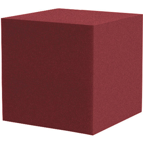 Auralex 12" Cornerfill Cube (Burgundy) - 12" x 12" x 12" Cube-Shaped Studiofoam Corner Acoustic Absorber - Two Pieces