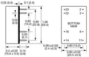 XP POWER JCA0205D01 Isolated Through Hole DC/DC Converter, 2:1 Input, ITE, DIP, 2:1, 2 W, 2 Output, 5 V