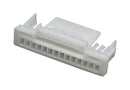 MULTICOMP PRO MP013847 Connector Housing, Natural, Nylon 6.6, MP 1MM Lock Wire-to-Board, Receptacle, 14 Ways, 1 mm