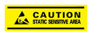 DESCO 81800 ESD Tape, Vinyl, Yellow, 76.2 mm x 16.5 m