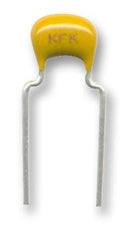 KEMET C322C152KGR5TA Multilayer Ceramic Capacitor, 1500 pF, 2 kV, ± 10%, Radial Leaded, X7R, 5.08 mm