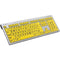 Logickeyboard XLPrint PC Slim Line Keyboard with Large Print (Black on Yellow)