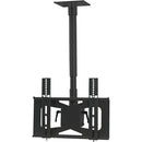 Video Mount Products LCD-MID-C Mid-Size Flat Panel Ceiling Mount - Black