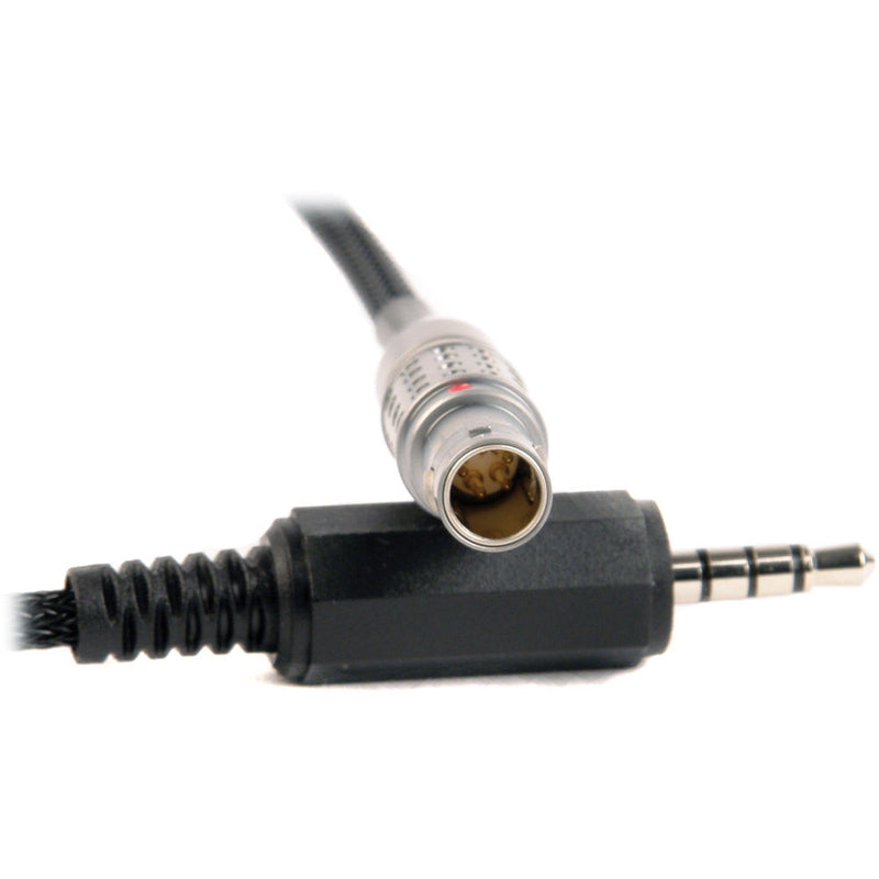 Remote Audio 5-pin Lemo to 1/8" (3.5mm) Timecode Cable (3')