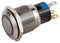 MULTICOMP PRO MPF24S1-12G34WFS002 Vandal Resistant Switch, 24V LED, MPF Series, 19 mm, SPST-NO, SPST-NC, Momentary, Round Flush