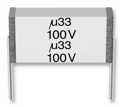EPCOS B32562H1475K000 General Purpose Film Capacitor, Metallized PET, Radial Box - 2 Pin, 4.7 &micro;F, &plusmn; 10%, 63 V, 100 V