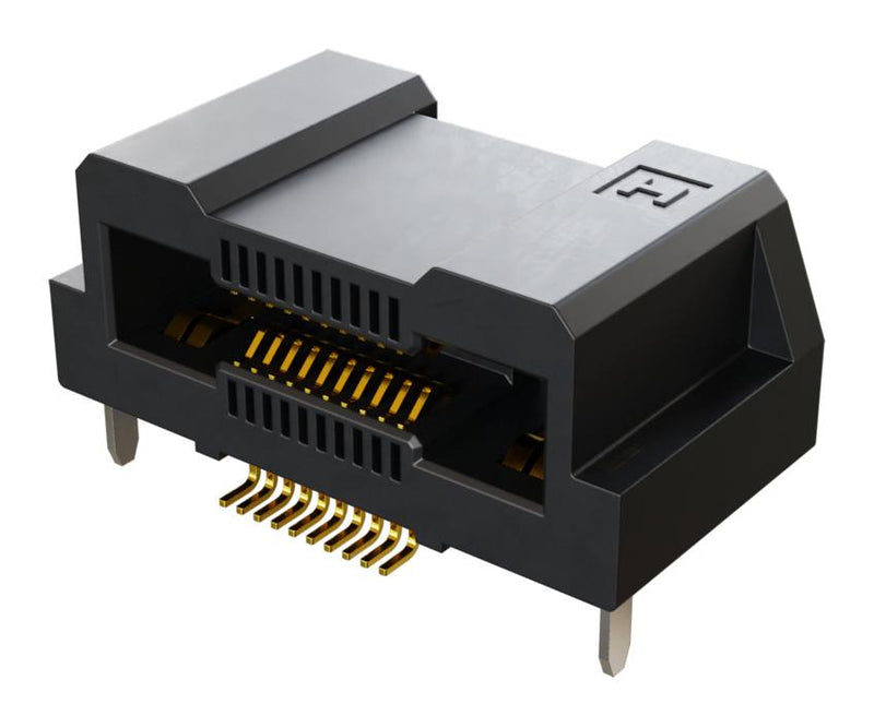 HARWIN F11-11102042R Mezzanine Connector, 4 Pwr Contact, Receptacle, 0.5 mm, 2 Rows, 24 Contacts