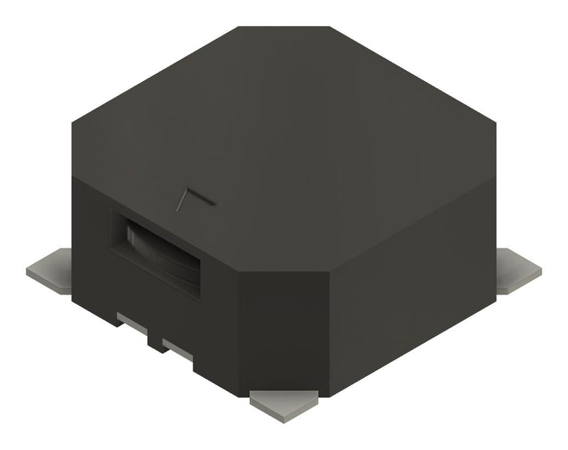 PUI AUDIO SMI-0927-S-3V Indicator, Electro-Mechanical, 82 dB, 2.7 kHz, 2 VDC to 5 VDC, Continuous, SMD Mount