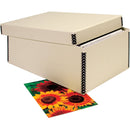 Lineco 733-1285 Card File (5 x 8 x 12", Tan)