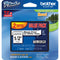 Brother TZe231 Laminated Tape for P-Touch Labelers (Black on White, 0.5" x 26.2', 2-Pack)