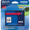 Brother TZe421 Laminated Tape for P-Touch Labelers (Black on Red, 0.38" x 26.2')