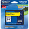 Brother TZe641 Laminated Tape for P-Touch Labelers (Black on Yellow, 0.75" x 26.2')