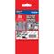 Brother TZeS131 Tape with ExtraStrength Adhesive for P-Touch Labelers (Black on Clear, 1/2" x 26.2')