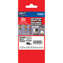 Brother TZeS221 Tape with ExtraStrength Adhesive for P-Touch Labelers (Black on White, 3/8" x 26.2')