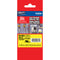 Brother TZeS621 Tape with ExtraStrength Adhesive for P-Touch Labelers (Black on Yellow, 3/8" x 26.2')