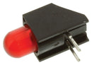 DIALIGHT 550-2407F Circuit Board Indicator, Red, 1 LEDs, Through Hole, T-1 3/4 (5mm), 10 mA, 7 mcd