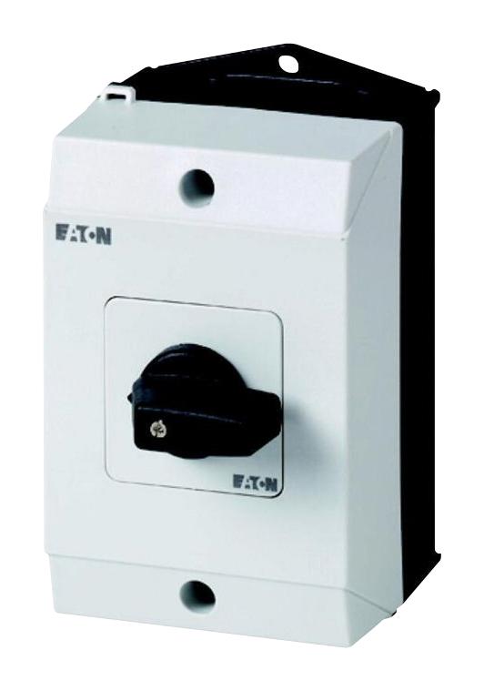 EATON MOELLER T0-3-8222/I1 Rotary Switch, Changeover, 2 Position, 3 Pole, 90 &deg;, 20 A, 690 V, T0 Series