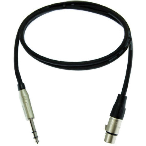 Pro Co Sound Ameriquad Balanced 1/4" Male to XLR Female Patch Cable - 5'