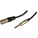 Pro Co Sound Excellines Stereo 1/4" Phone Male to XLR Male Patch Cable (24-Gauge) - 5'