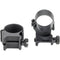 Weaver Detachable High Extension Top Mount Rings (Matte Black, 1")