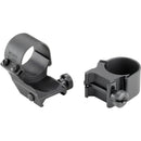 Weaver Detachable High Extension Top Mount Rings (Matte Black, 1")