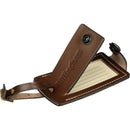 Billingham Luggage Tally (Chocolate Leather / Brass Hardware)