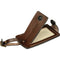 Billingham Luggage Tally (Chocolate Leather / Brass Hardware)