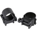 Weaver Detachable Top Mount Rings (1", High, Silver)