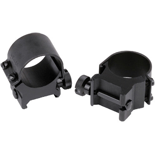Weaver Detachable Top Mount Rings (1", High, Silver)