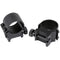 Weaver Detachable Top Mount Rings (1", X-High, Matte Black)