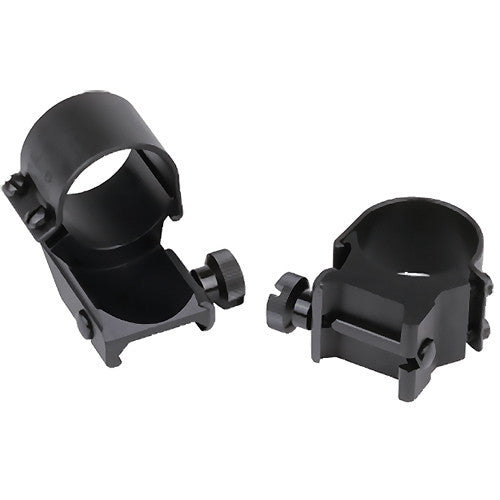 Weaver Detachable Med Extension Top Mount Rings (Gloss Black, 1")