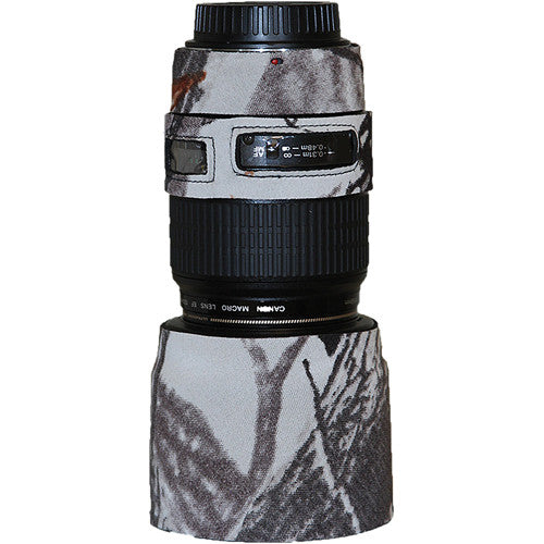 LensCoat Lens Cover for Canon 100mm f/2.8 Macro Lens (Realtree AP Snow)