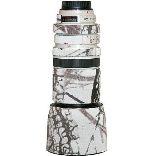 LensCoat Lens Cover for the Canon EF 180mm f/3.5L Macro USM Lens (Realtree AP Snow)