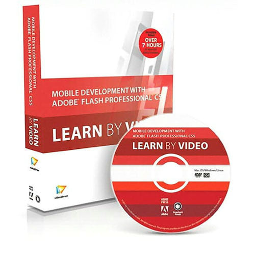 Pearson Education Book & DVD: Mobile Development with Adobe Flash Professional CS5.5 and Flash Builder 4.5: Learn by Video (1st Edition)