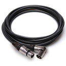 Hosa Technology Neutrik XLR3F to Right-Angle XLR3M Camcorder Microphone Cable-25'