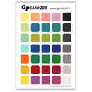 QP Card QP Color Reference Card 203 Book