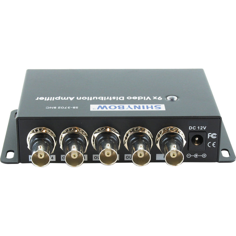 Shinybow SB-3702RCA 1 x 9 Composite Video Distribution Amplifier (RCA)